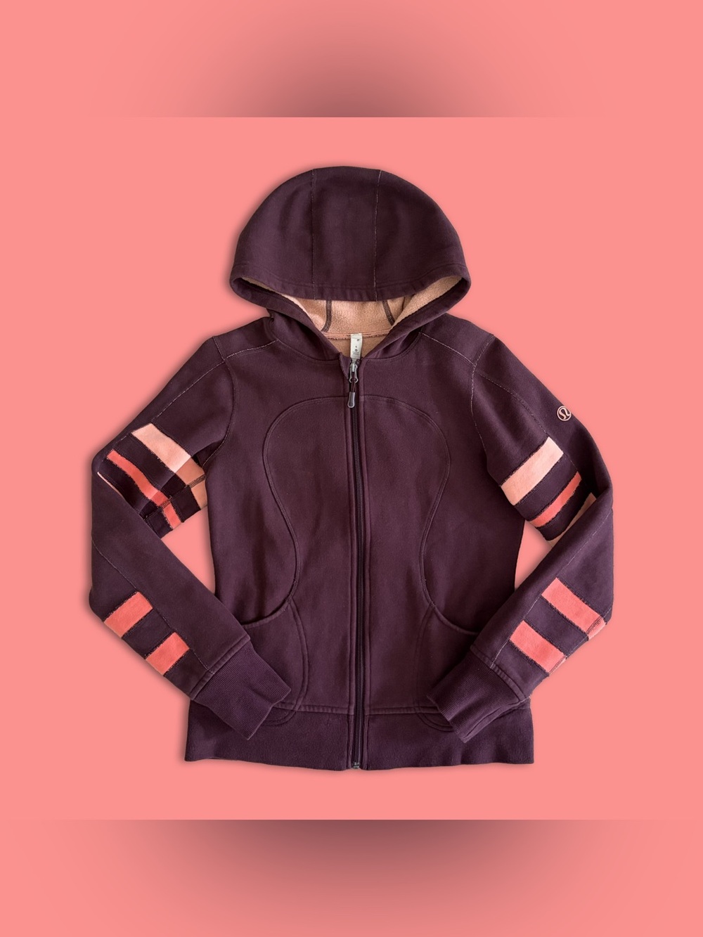 Lululemon Burgundy Scuba Hoodie